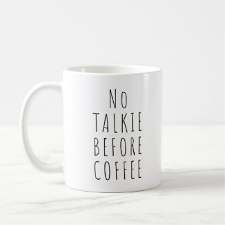 Mug Pas de tarte avant le café et le thé