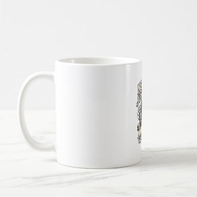 Mug Pas de tours, juste des friandises Halloween Doyen (Gauche)
