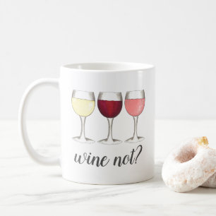 Mug Pas de vin ? Rouge Blanc Rosé Verres Vin Louveur d
