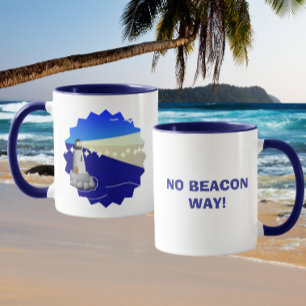 Mug Pas de voie de balise ! Drôle de jeu de mots sur l