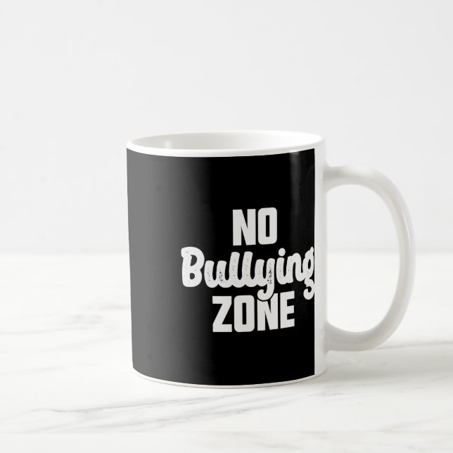 Mug Pas de zone d'intimidation Arrêtez d'intimider Kin (Droite)