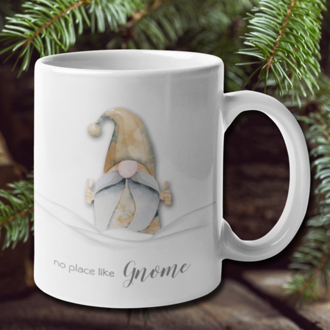 Mug Pas d'endroit comme Gnome Noël (Créateur téléchargé)