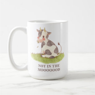 Mug Pas d'humeur – Conception de bébé vache mignonne
