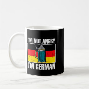 Mug Pas en colère, je suis le drapeau allemand, hommes