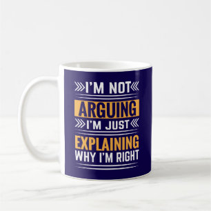 Mug Pas en train de discuter, juste raison-64691
