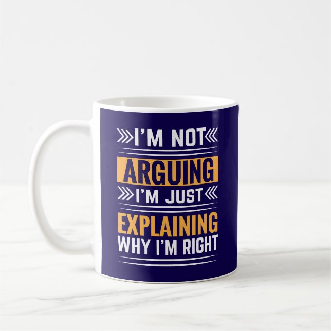 Mug Pas en train de discuter, juste raison-64691 (Gauche)