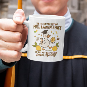 Mug Pas facile Peasy Lemon Squeezy Funny Graduation Ca
