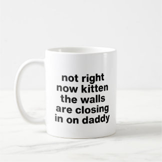Mug Pas juste pas chat drôle disant sarcastique