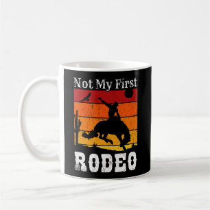 Mug Pas mon premier Rodéo Cowboy Cowgirl Coucher du so
