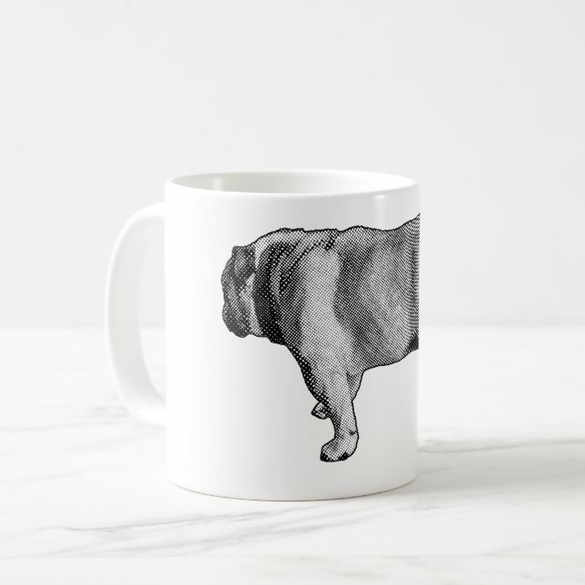 Mug Pas silencieux, calme quotidien (Devant gauche)