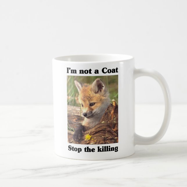 Mug Pas Un Renard De Manteau (Droite)