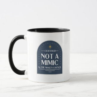 Mug Pas une mimique boug D&D drôle