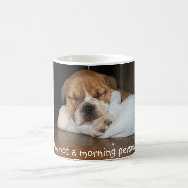 Mug Pas une personne de matin ! (Centre)