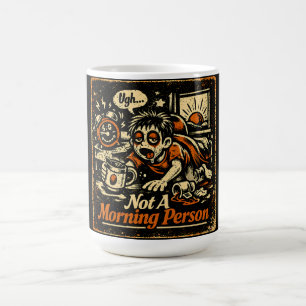 Mug Pas une personne du matin - Anti-humour du matin