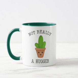 Mug Pas Vraiment Un Hugger Cute Kawaii Cactus Introduc
