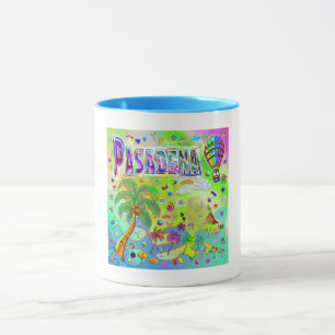 Mug Pasadena Musique intemporelle