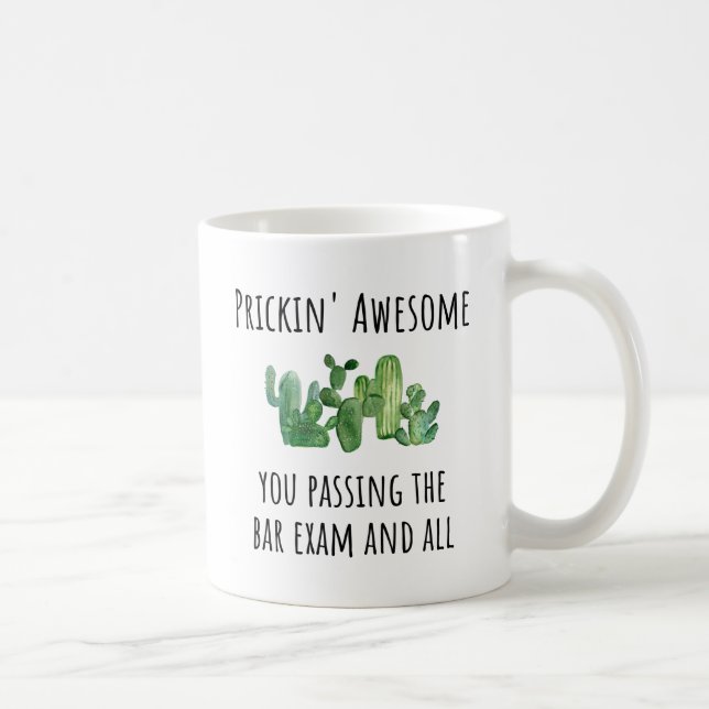Mug Passage Bar Exam Félicitations Idée cadeau (Droite)