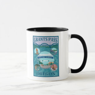 Mug Passage de concessions, affiche de voyage