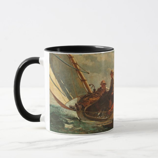 Mug Passer en coup de vent vers le haut (un vent (Gauche)