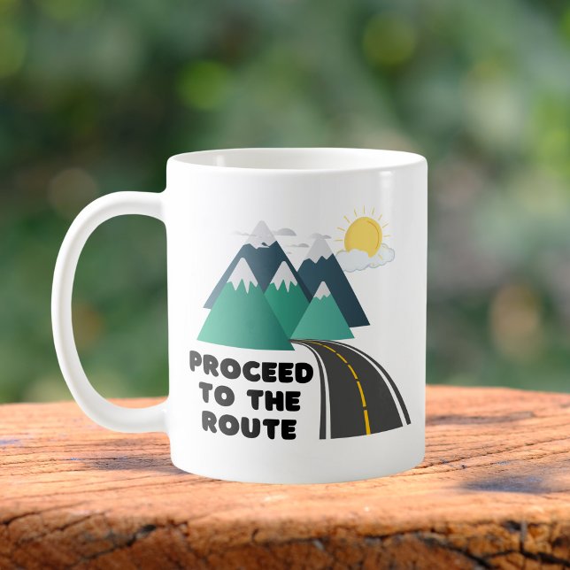 Mug Passez à l'aventure en plein air Route (Créateur téléchargé)