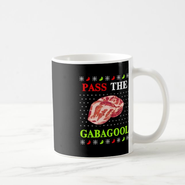 Mug Passez le Noël laid de Gabagool pour les hommes qu (Droite)