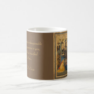 Mug Passion de la peinture de crucifixion de