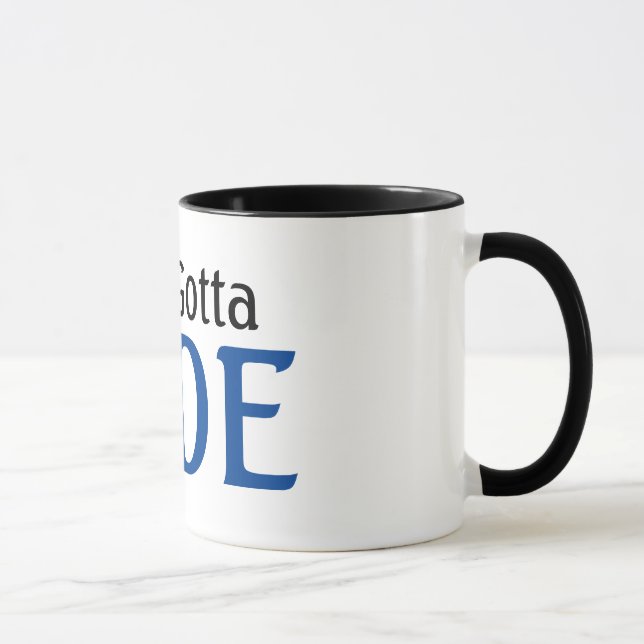 Mug Passionné de vélo, faut juste rouler (Droite)