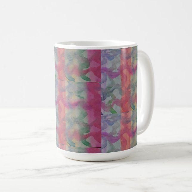 Mug Pastel Art Abstrait (Devant droit)