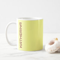Pastel Buttercup couleur solide personnalisée