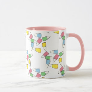Mug Pastel Candy Corn Fête de Pâques Printemps