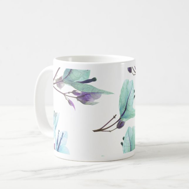 Mug Pastel Colors Bougainvilliers Fleurs (Devant gauche)