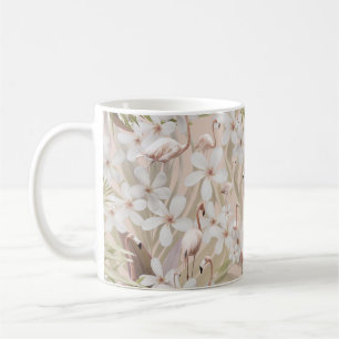 Mug Pastel Flamant rose Jungle Love #3 #tropical #wall