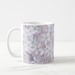 Mug Pastel Flamant rose Jungle Love 4 #art #tropical