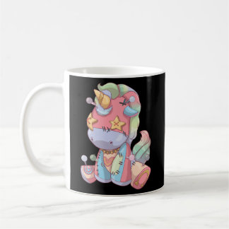 Mug Pastel Goth Anime Kawaii Unicorn Voodoo Dol Déplai