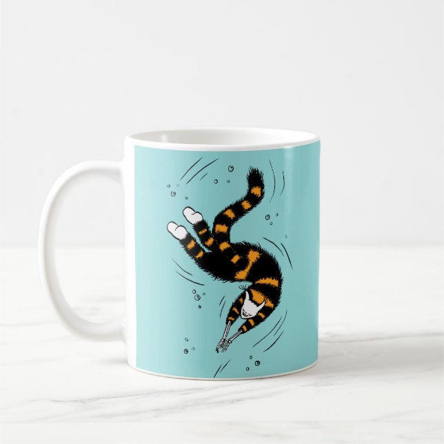 Mug Pastel Goth Chat Skeleton (Gauche)