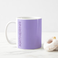 Pastel Lilac Gris Couleur Solide Personnalisé