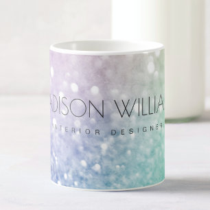 Mug Pastel Parties scintillant Bokeh ContexteGlam Eleg