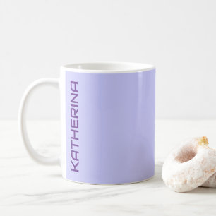 Mug Pastel Periwinkle Couleur Solide Personnalisé