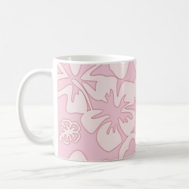 Mug Pastel Pink Flower Art (Gauche)