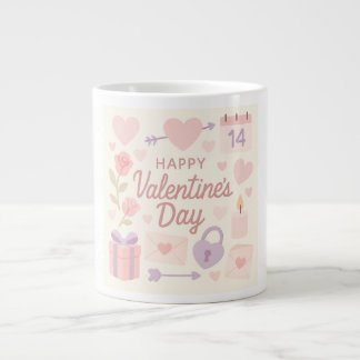 Mug pastel pour la Saint-Valentin