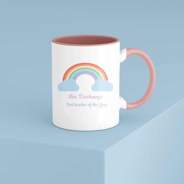 Mug Pastel Rainbow (Pastel Rainbow Mug)
