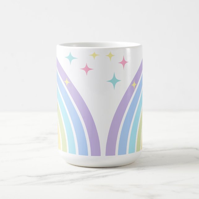 Mug Pastel Rainbow et Starlit Whimsy (Centre)