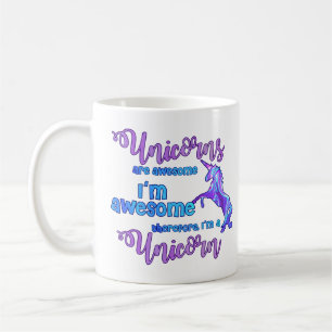 Mug Pastel Rainbow Je suis une licorne