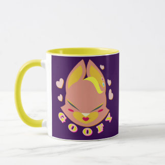 Mug pastel-toned fox-rabbit 