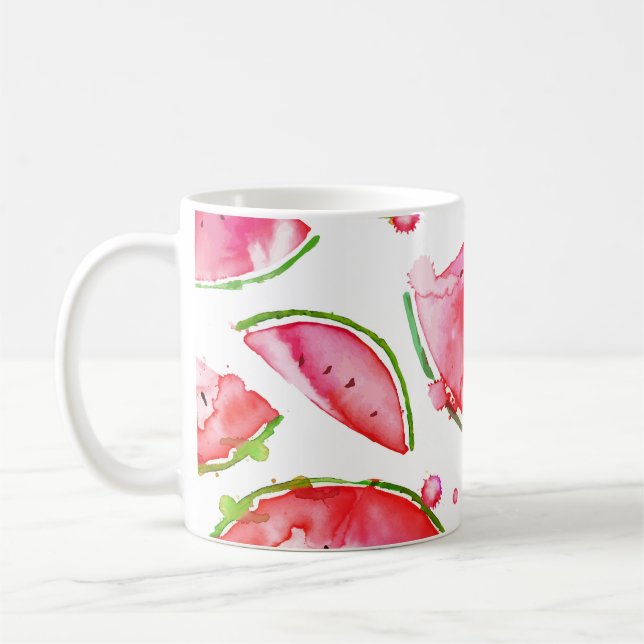 Mug Pastèque à l'aquarelle 1 (Gauche)