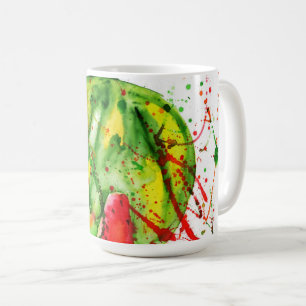 Mug pastèque Abstraite couleur vive