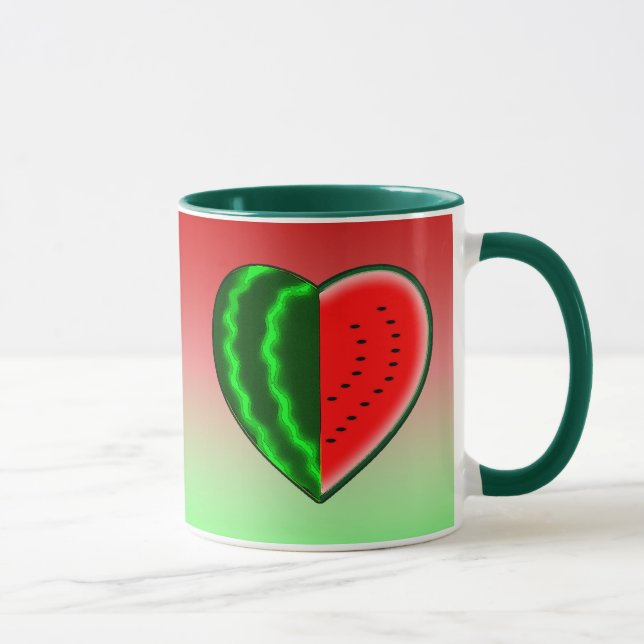 Mug Pastèque I (de coeur) (Droite)