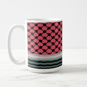 Mug Pastèque palestinienne Hatta Keffiyeh Kufiya Folk