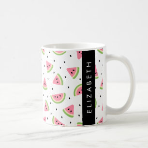 Mug Pastèque Rose, Pâtes De Pâques, Votre Nom