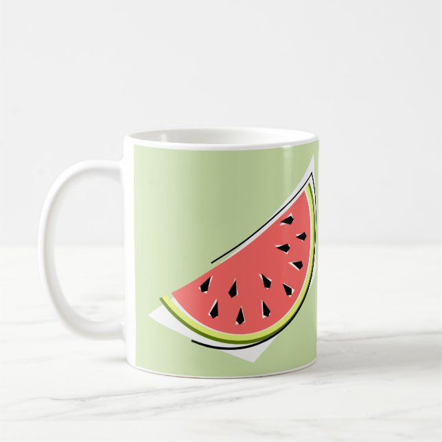 Mug Pastèque tranche verte 2 (Gauche)